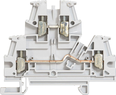 Bllok terminali Legrand VIKING 037167, 2 nivele, 2.5mm², gri