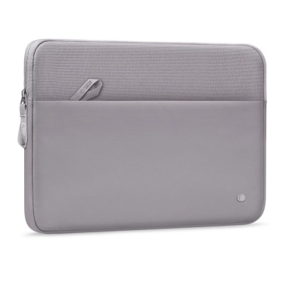 Çantë laptopi Tech-Protect Sleeve, 15-16", me xhep përpara, gri
