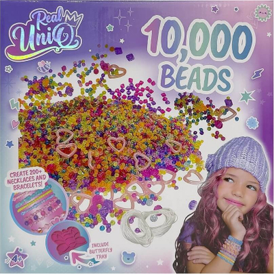 Set rruazash Real UniQ 10000 Beads, mbi 200 byzylykë, shumëngjyrësh