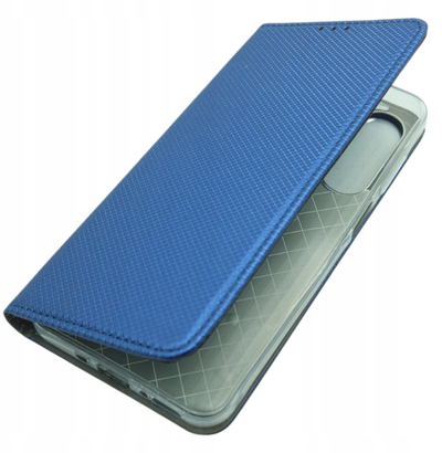 Kapak telefoni OEM Smart Case Book për Samsung A17 Oppo A17k, me magnet, me xhep kartash, blu navy