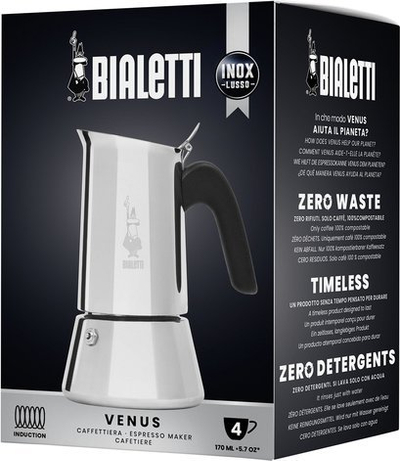 Makinë për kafe Bialetti Venus (7254), e argjendtë