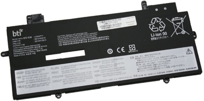 Bateri laptopi BTI 5B11M90057, 57Wh, 4 cell, e zezë