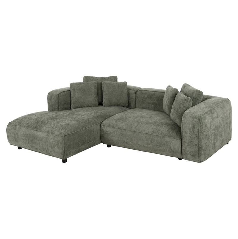 Divan këndor Grace 252×105–160×70–90 cm (HM3280.05L), gjelbër