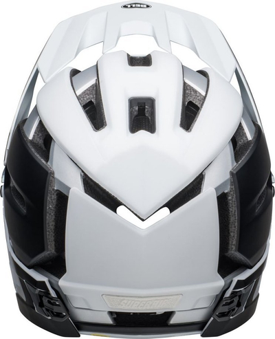 Helmetë çiklizmi Full Face Bell Super Air R Mips Spherical, MTB, e bardhë infrakuqe mat me shkëlqim