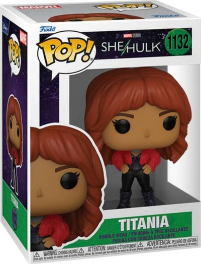Figurinë koleksionuese Funko POP She-Hulk Titania, 10 cm, vinil, shumëngjyrëshe