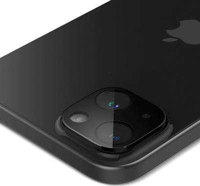 Mbrojtës kamere Spigen Glas tR Optik, set 2 copë, për iPhone 15 15 Plus 14 14 Plus, i zi