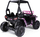 Makina elektrike për fëmijë JS360-1, 24V, 2 motorë, rozë