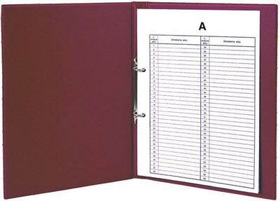 Dosje unazore Biurfol BF1123, A4 2R, PVC, e zezë