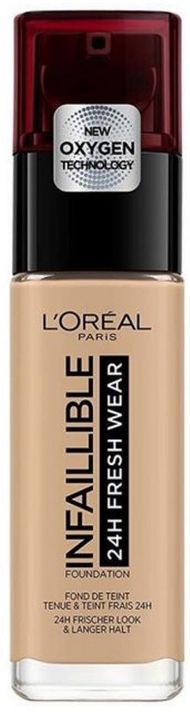Krem pudër L'Oreal Paris Infallible 24H, 200 Golden Sand, 30 ml