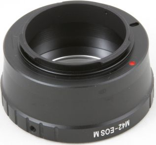 Adapter objektivi Pixco, Canon EOS M EF‑M në M42, i zi