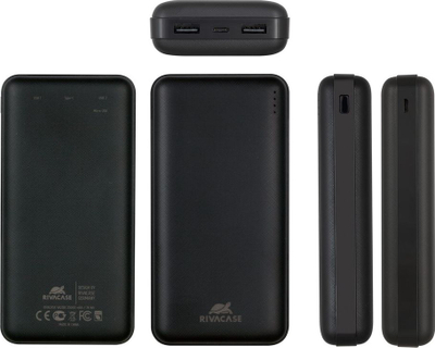 Powerbank Rivacase VA2120, 20000mAh, USB Type C, i zi