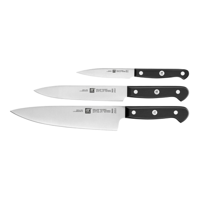 Set thikash Zwilling Gourmet, 3 copë, çelik inox, dorezë ergonomike