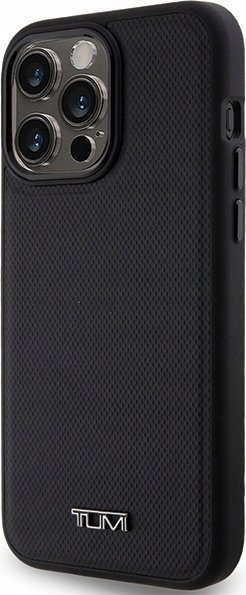 Mbulesë Tumi TUHMP15XRBAK për iPhone 15 Pro Max 6.7", lëkurë Balistic, MagSafe, e zezë