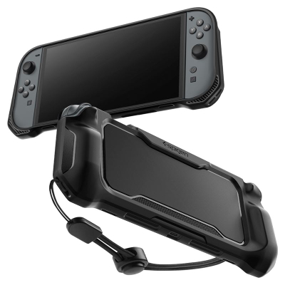 Заштитна маска Spigen Rugged Armor за Nintendo Switch 2, црна