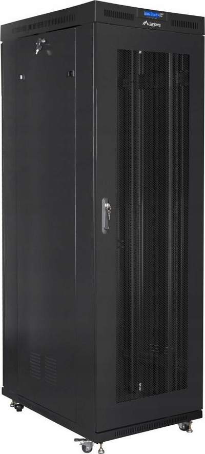 Kabinet RACK Lanberg FF01 19", 42U 800x800, me panel LCD, i zi