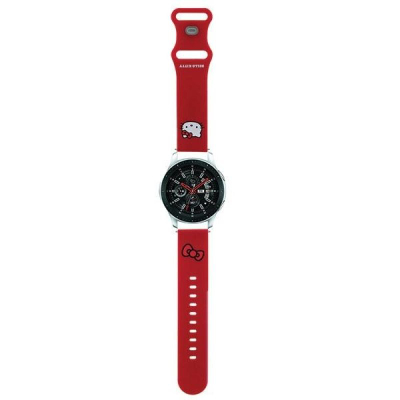 Rrip smartwatch Hello Kitty Universal Strap HKUWLSCHBLR, silikon, 22mm, i kuq