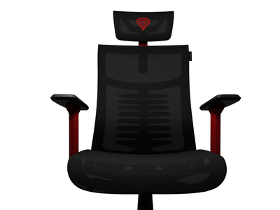 Гејминг столица Genesis Astat 700 G2, мрежа Mesh, 120kg, црно црвена
