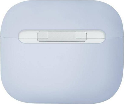 Заштитна футрола UNIQ Lino за AirPods Pro, силикон, со безжично полнење, светло сина