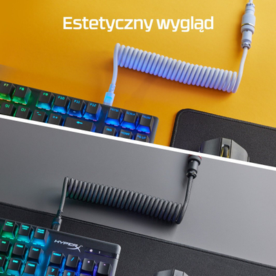 Kabllo HP HyperX USB-C, e kuqe me t’zezë