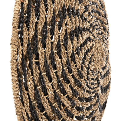 Dekor muri rrethor spiral me liri deti 61x3cm (HM7830.02), zezë