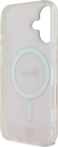 Mbulesë telefoni Guess GUHMP16MH4STP, iPhone 16 Plus 6.7", MagSafe, rozë