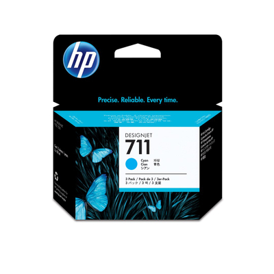 Set bojrash printeri HP CZ134A Nr. 711, 3 boja cyan, 29 ml