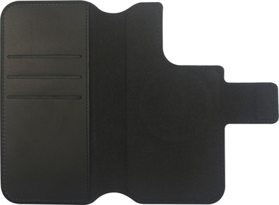 Këllëf portofol ESTUFF INFINITE ES67160105, për telefona 6.9\", me magnet, i zi