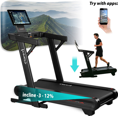 Trapi vrapimi HMS Terrun 475, ekran 21" TFT, 140kg, i zi