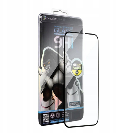 Xham mbrojtës X-ONE Full Cover për Samsung S25 FE, 9H, transparen