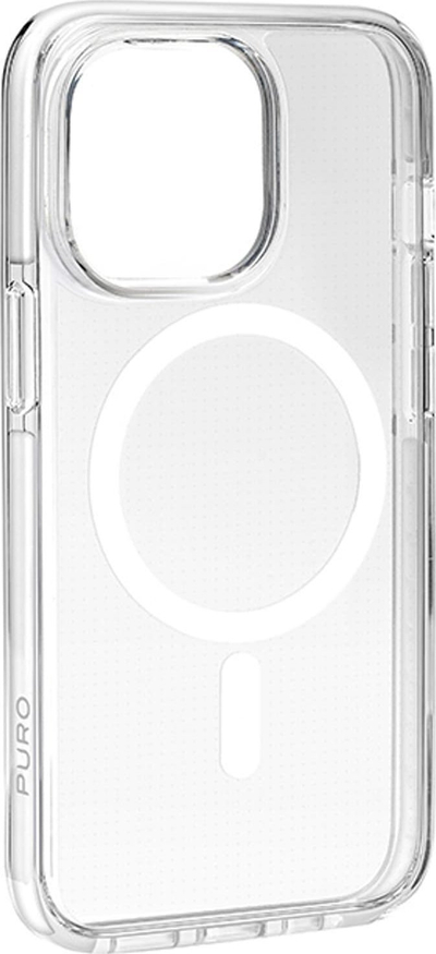 Kapak mbrojtës Puro LITE MAG PRO për iPhone 15 Pro, i pajtueshëm me MagSafe, transparent