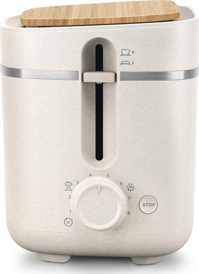 Toaster Philips HD2640, 2 vende pjekjeje, 8 nivele, i bardhë
