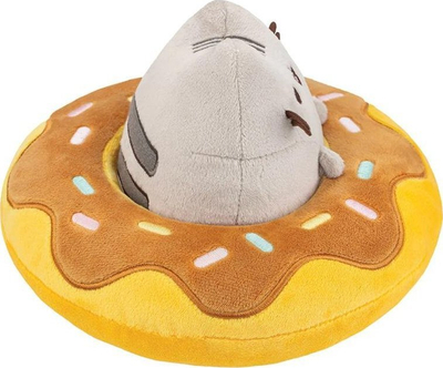 Figurinë Pusheen në donut me çokollatë, dekor, shumëngjyrësh