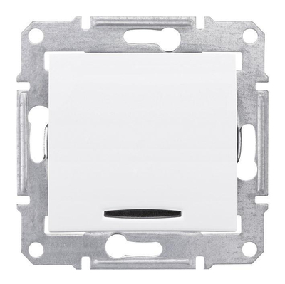 Kornizë Schneider Electric, 10 AX, 250 V, IP20, e bardhë