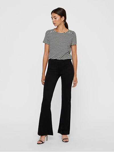 Pantallona për femra Vero Moda Flared Fit, XXL, të zeza