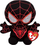 Lodër pelushi TY Beanie Babies Miles Morales Marvel Spider Man, 15cm, shumëngjyrëshe