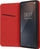 Kllëf libri Smart Pro për Xiaomi Redmi Note 14 4G 5G, lëkurë, burgundy