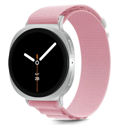 Rrip ore Samsung Tech-Protect Nylon Stripe Galaxy Watch 8 8 Classic, najlon, me kapëse, rozë