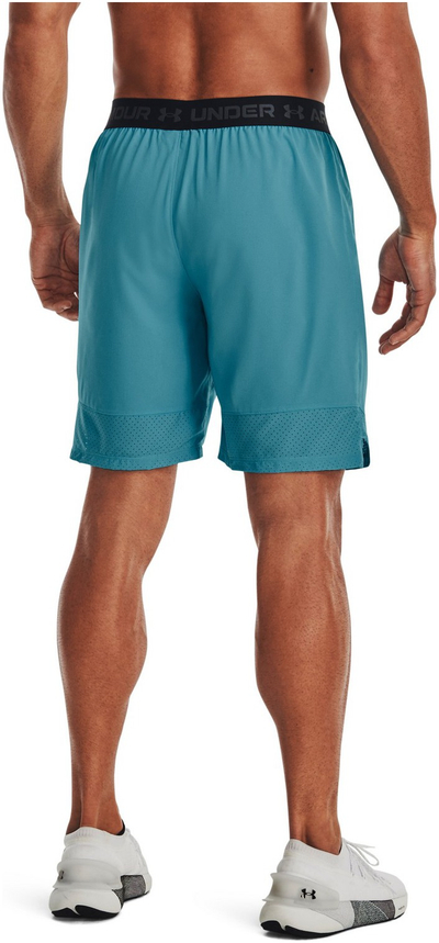 Кратки спортски панталони Under Armour Vanish Woven Mesh, за мажи, полиестер, сини