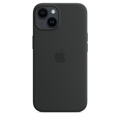 Apple iPhone 14 Silicone Case me MagSafe, Midnight