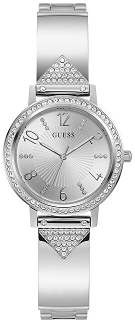 Orë për femra Guess Tri Luxe GW0474L1, e argjendtë