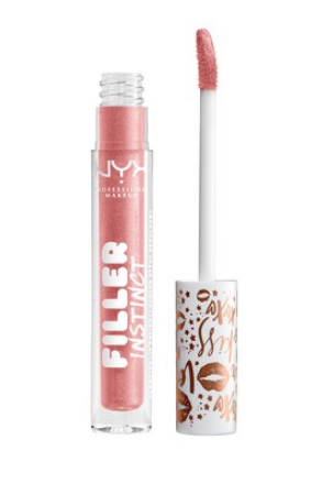Shkëlqyes për buzë NYX Professional Makeup Filler Effect Instinct, Sparkling Please, 2.5ml