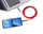 Kabllo karikimi Troika SPEEDY XL, USB C 2m, 100W, e kuqe
