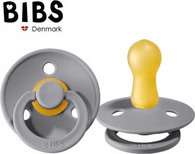 Set biberonësh BIBS Colour, nr. 2, 0-6 mujsh, Cloud dhe Sage