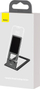 Mbajtëse tavoline Baseus Foldable Metal Desktop Holder, metal, paloset, gri e errët
