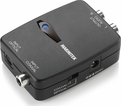 Аудио конвертер Marmitek Connect DA21, SPDIF во аналоген, RCA TOSLINK