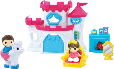 Set lodrash kështjellë gocash princeshash Princess Castle, me figura, me aksesorë, shumëngjyrësh