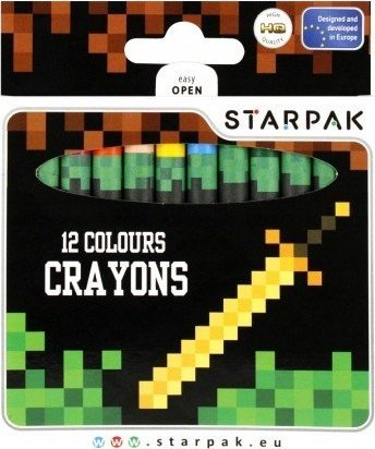 Ngjyra dylli Starpak Pixel Game 484792, set me 12 copë, shumëngjyrëshe