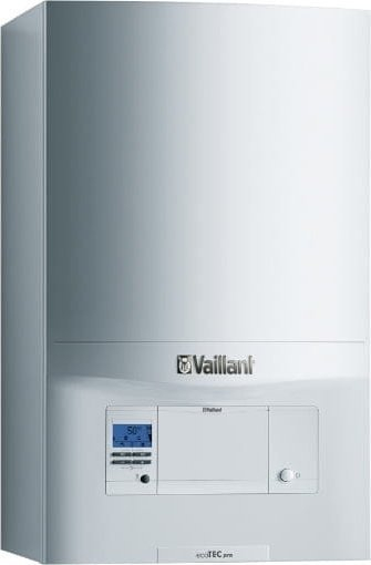 Bojler muri Vaillant ecoTEC pro VCW 286/5-3, kondens, dy funksione, i bardhë