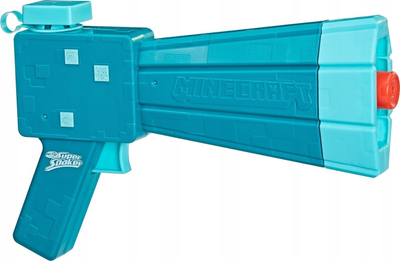 Pistoletë uji Nerf Super Soaker Minecraft Glow Squid, për fëmijë, turkeze