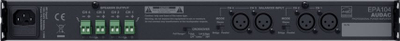 Përforcues audio Audac EPA104, 4 kanale, 4 x 100W, i zi